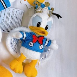 ドナルド クワッキーダックシティ ディズニー パルパルーザ ぬいぐるみバッジ(キャラクターグッズ)