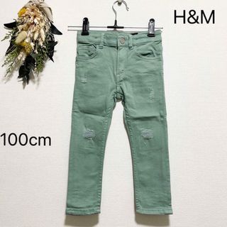 エイチアンドエム(H&M)のH&Mスキニーデニム100cm(パンツ/スパッツ)