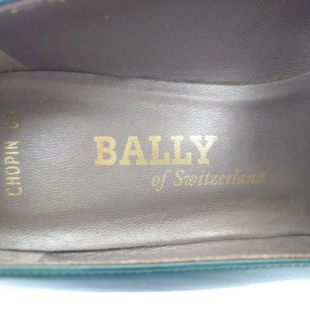 Bally(バリー)のBALLY(バリー) パンプス 3 1/2 F レディース - ダークグリーン×ゴールド レザー レディースの靴/シューズ(ハイヒール/パンプス)の商品写真