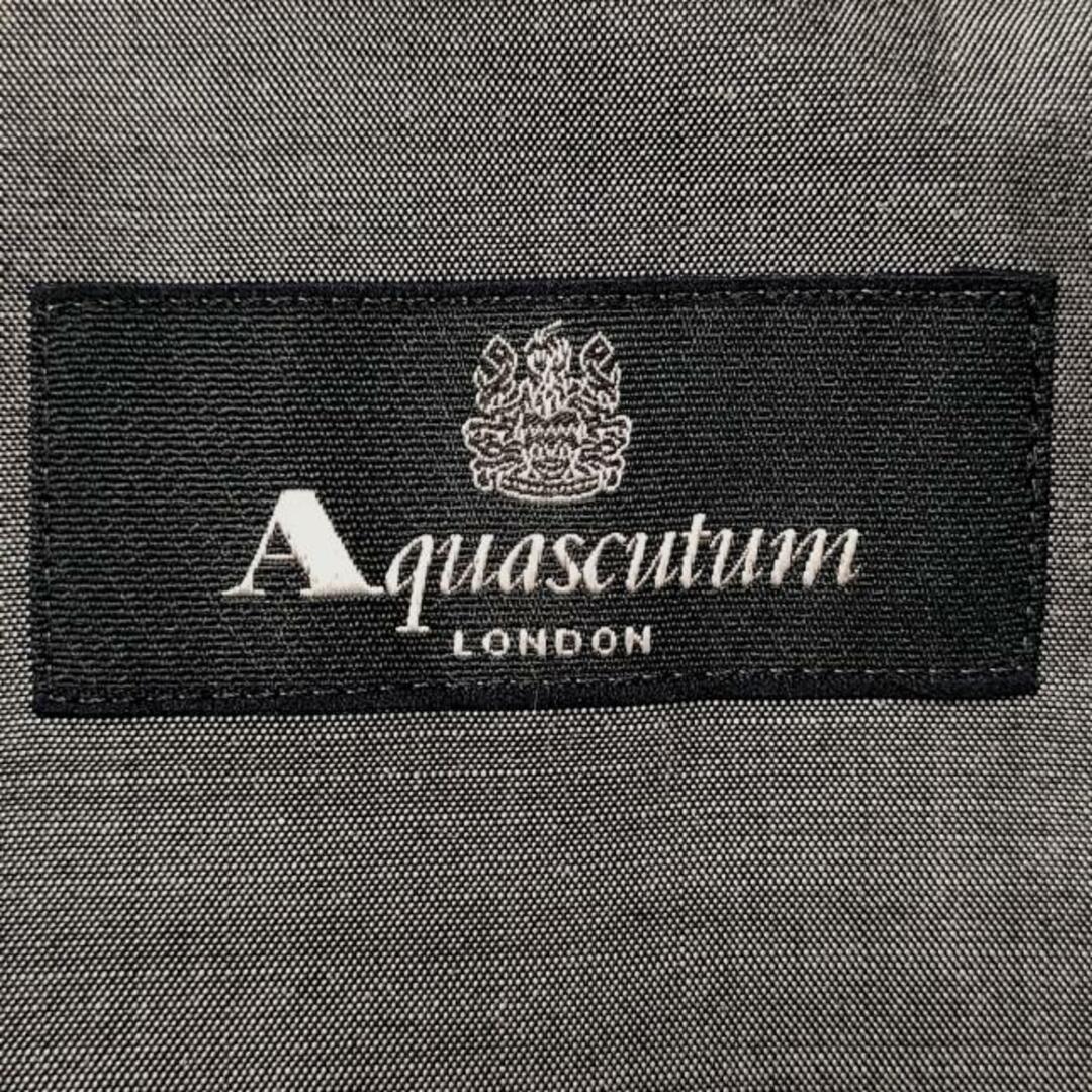 AQUA SCUTUM(アクアスキュータム)のAquascutum(アクアスキュータム) ブルゾン サイズ10 L レディース - グレー 長袖/春/秋 レディースのジャケット/アウター(ブルゾン)の商品写真