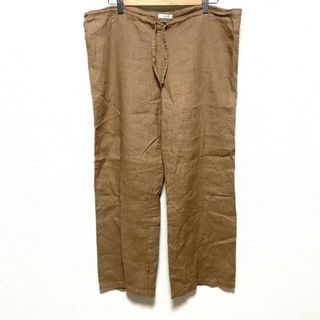 フォグリネンワーク(fog linen work)のfog linen work/FLW(フォグリネンワーク) パンツ レディース - ライトブラウン フルレングス(その他)