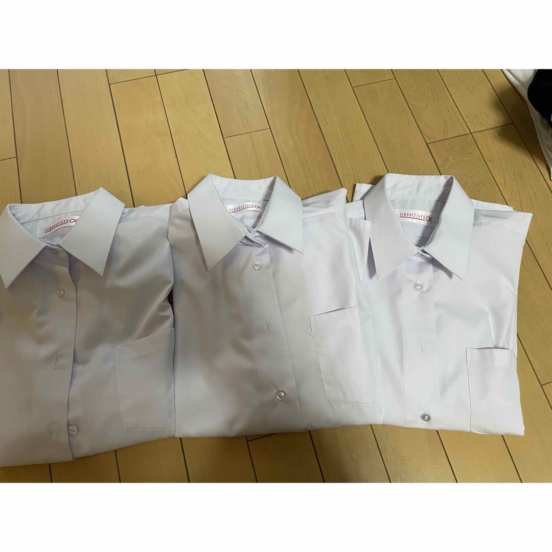 学生服 シャツ ノーアイロン 長袖 女子 A体(標準) スクールタイガー 学生服 レディースのトップス(シャツ/ブラウス(半袖/袖なし))の商品写真