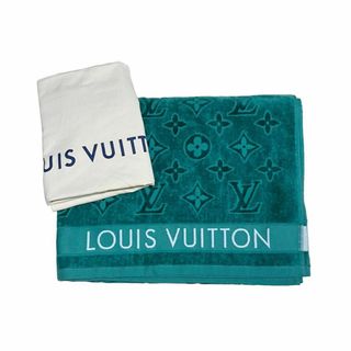 ルイヴィトン(LOUIS VUITTON)の⭐️ほぼ未使用⭐️ルイヴィトン ビーチタオル・LV バケーション グリーン(タオル/バス用品)