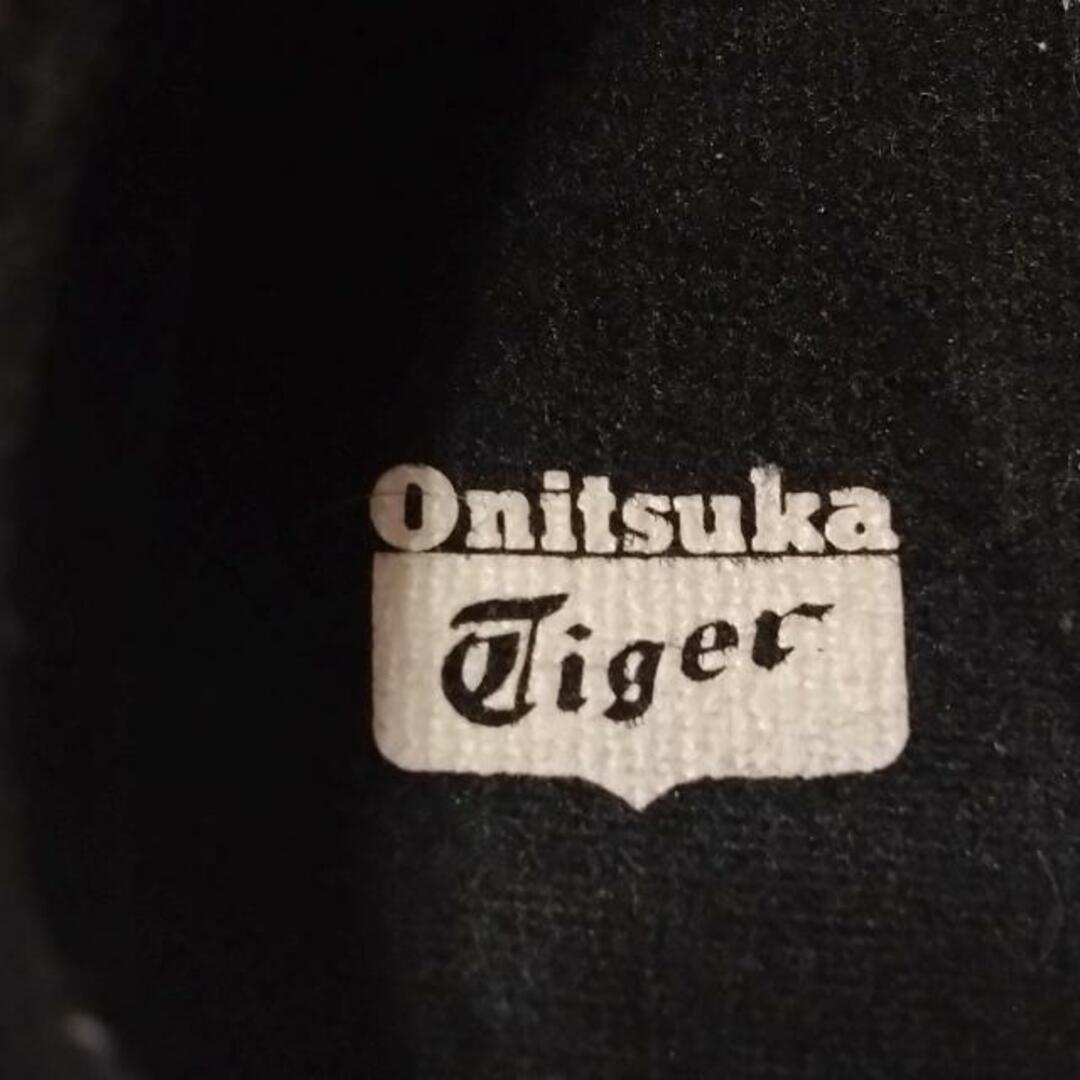 Onitsuka Tiger(オニツカタイガー)のasics Onitsuka Tiger(アシックス・オニツカタイガー) スニーカー 24.0 レディース - 黒×ライトグレー 紐なしスニーカー (スリッポン) 化学繊維 レディースの靴/シューズ(スニーカー)の商品写真