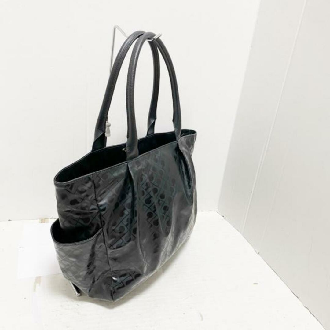 GHERARDINI(ゲラルディーニ)のGHERARDINI(ゲラルディーニ) トートバッグ - 黒 PVC(塩化ビニール)×レザー レディースのバッグ(トートバッグ)の商品写真