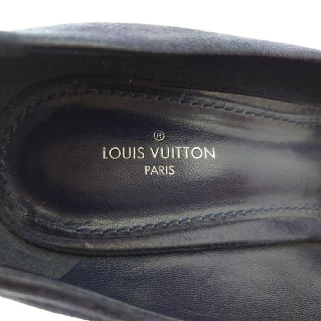 LOUIS VUITTON(ルイヴィトン)のLOUIS VUITTON(ルイヴィトン) パンプス 38 レディース - ダークネイビー スエード レディースの靴/シューズ(ハイヒール/パンプス)の商品写真