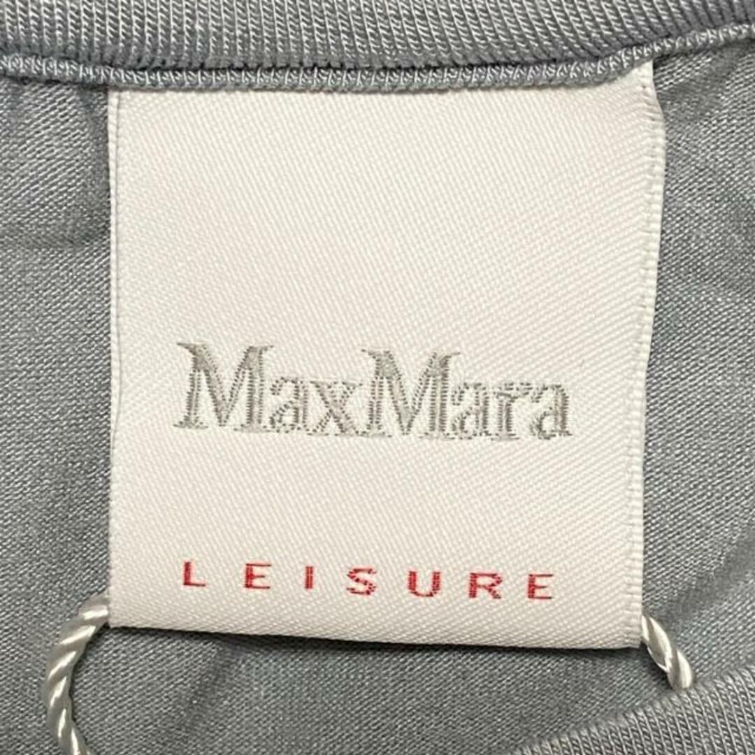 Max Mara(マックスマーラ)のMax Mara(マックスマーラ) 長袖カットソー サイズXS レディース美品  - ライトグレー クルーネック/LEISURE レディースのトップス(カットソー(長袖/七分))の商品写真