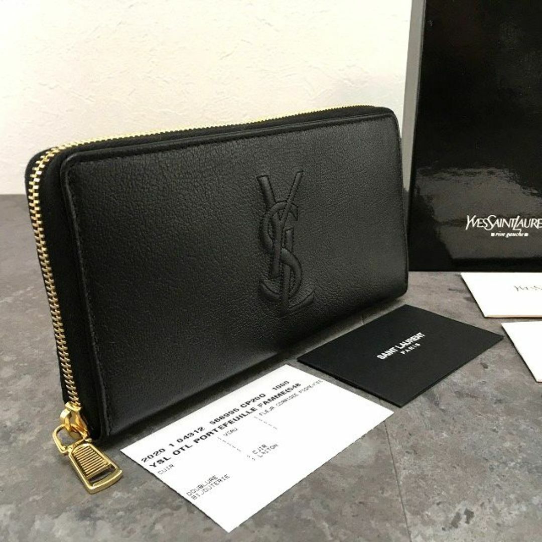 Saint Laurent(サンローラン)の未使用品 Saint Laurent ジップウォレット 黒 304 レディースのファッション小物(財布)の商品写真