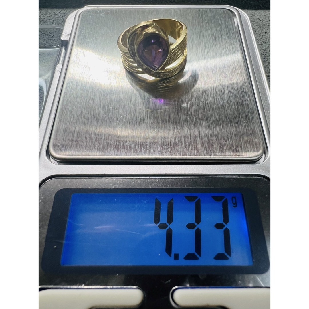 【金爆高騰中】K18 ダイヤモンド リング 約4.33g 約10号 ゴールド レディースのアクセサリー(リング(指輪))の商品写真