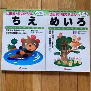 シチダシキ(七田式)のちえ&めいろ　2冊セット(語学/参考書)