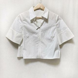 フォクシー(FOXEY)のFOXEY(フォクシー) ジャケット サイズ38 M レディース美品  - 白 半袖/ジップアップ/夏(その他)