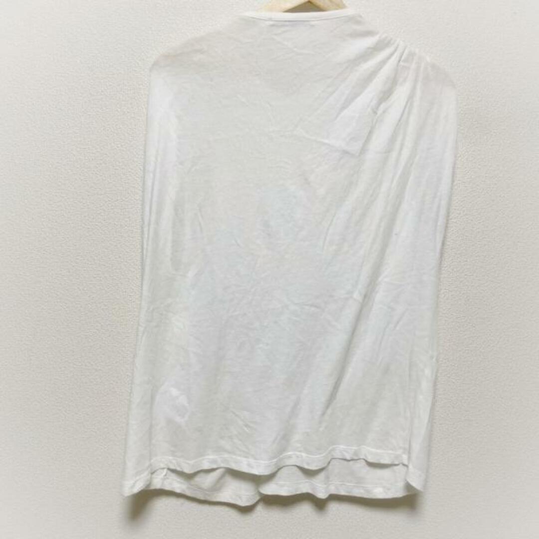 CHRISTOPHER KANE(クリストファーケイン) 半袖カットソー サイズM メンズ美品  - 白×シルバー クルーネック メンズのトップス(Tシャツ/カットソー(半袖/袖なし))の商品写真