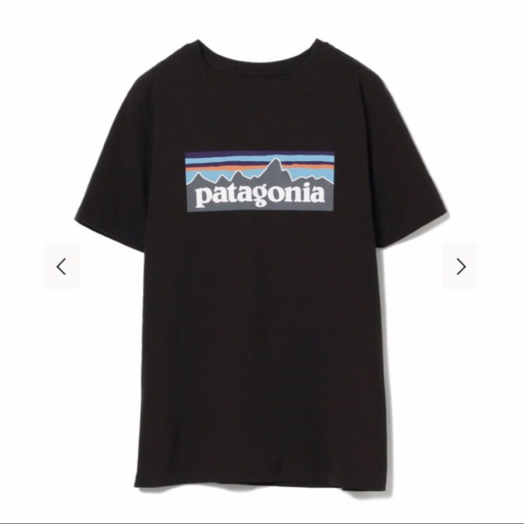 patagonia(パタゴニア)のパタゴニア 【patagonia】ボーイズ ロゴ Tシャツ・登山・キャンプ レディースのトップス(Tシャツ(半袖/袖なし))の商品写真