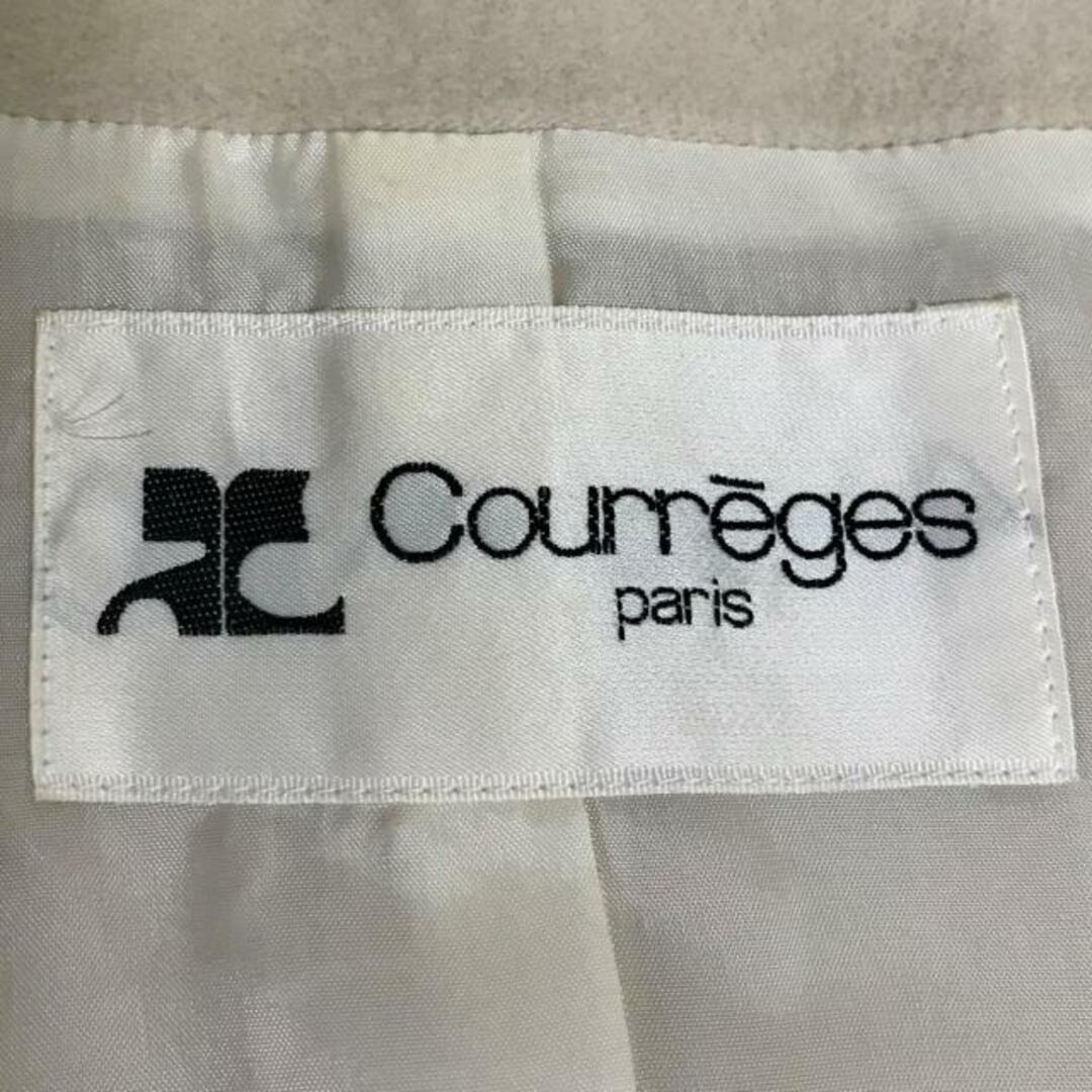 Courreges(クレージュ)のCOURREGES(クレージュ) スカートスーツ レディース - ベージュ 毛 レディースのフォーマル/ドレス(スーツ)の商品写真