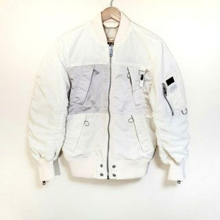 ディーゼル(DIESEL)のDIESEL(ディーゼル) ブルゾン サイズXXS XS レディース - アイボリー 長袖/ジップアップ/リバーシブル/中綿/冬(ブルゾン)