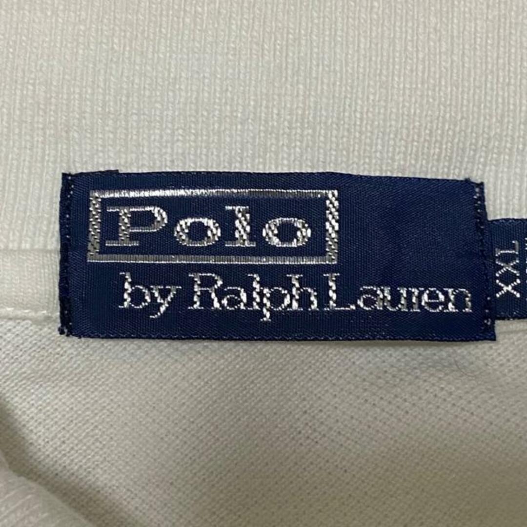 POLO RALPH LAUREN(ポロラルフローレン)のPOLObyRalphLauren(ポロラルフローレン) 長袖ポロシャツ サイズXXL XL メンズ ビッグポニー 白 メンズのトップス(ポロシャツ)の商品写真