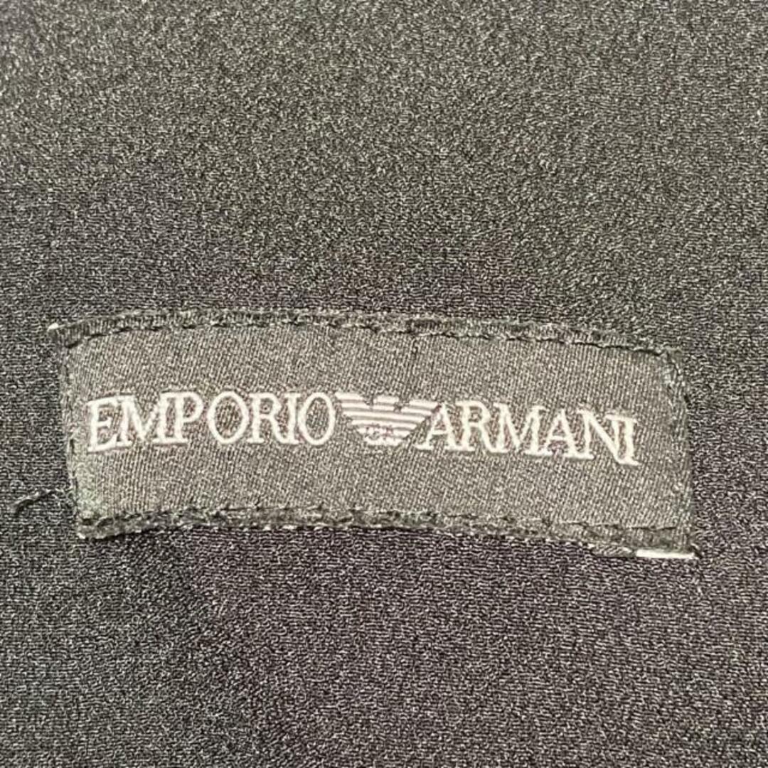Emporio Armani(エンポリオアルマーニ)のEMPORIOARMANI(エンポリオアルマーニ) ワンピース サイズ40 M レディース - 黒 ノースリーブ/ひざ丈 レディースのワンピース(その他)の商品写真