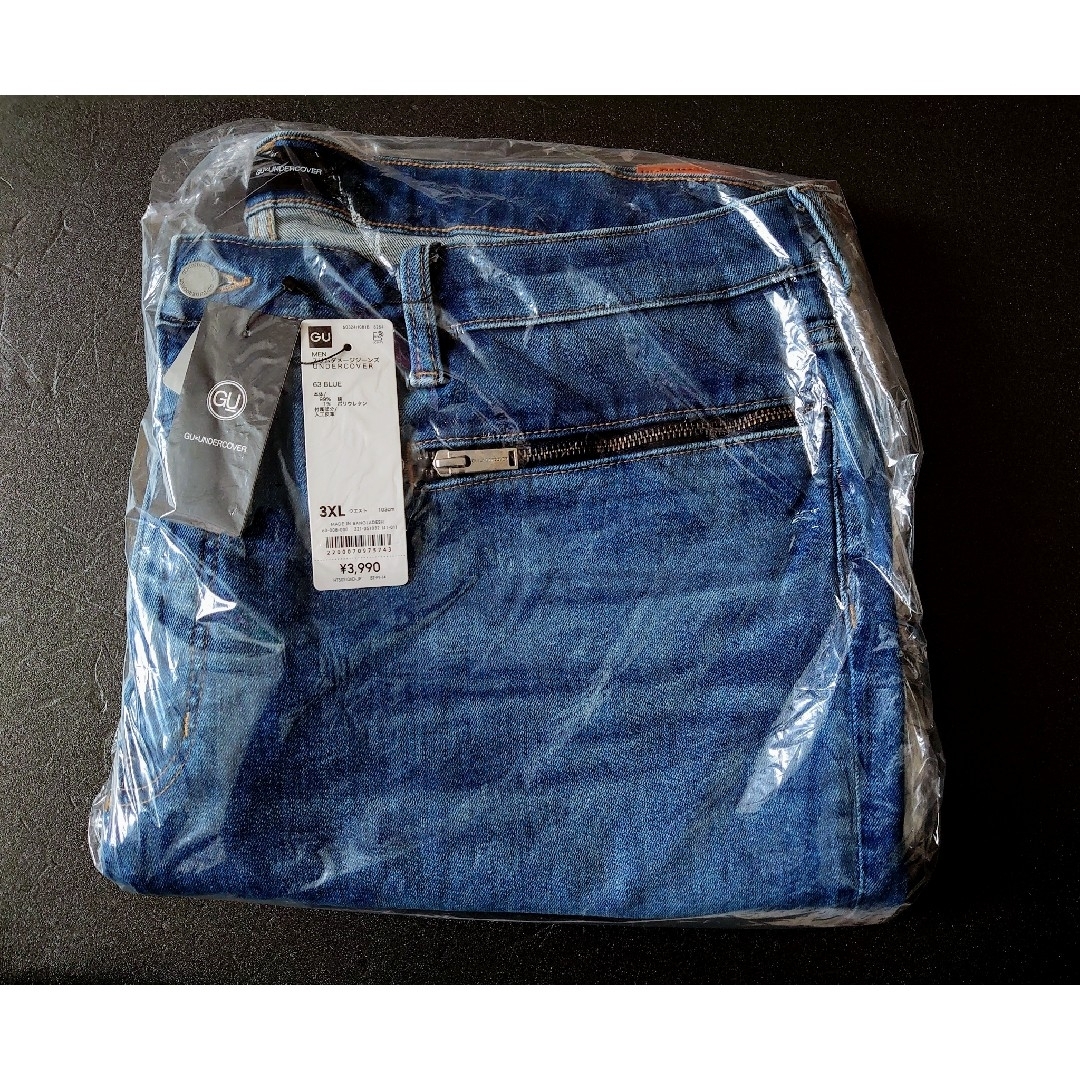 GU(ジーユー)の新品★GU x アンダーカバー スリムダメージジーンズ 3XL 4L メンズのパンツ(デニム/ジーンズ)の商品写真