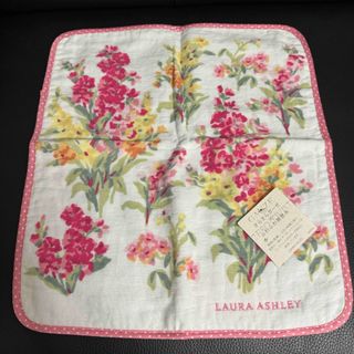 ローラアシュレイ(LAURA ASHLEY)のLAURA ASHLEY　ローラアシュレイ　花柄ガーゼハンカチ　大判(ハンカチ)