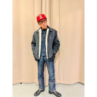 マインデニム(MINEDENIM)のキムタク着 MINEDENIM 野口強 Jacobs ボア コーチジャケット(ブルゾン)