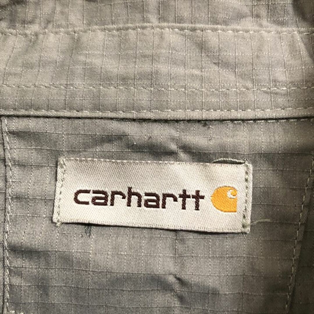 carhartt(カーハート)の90s 古着 カーハート 長袖シャツ ワークシャツ 企業ロゴ 2XL  メンズのトップス(シャツ)の商品写真