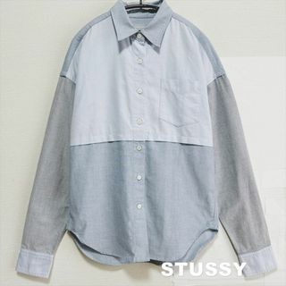 ステューシー(STUSSY)の【STUSSY WOMEN】ステューシー パネル切替 シャツ(シャツ/ブラウス(長袖/七分))