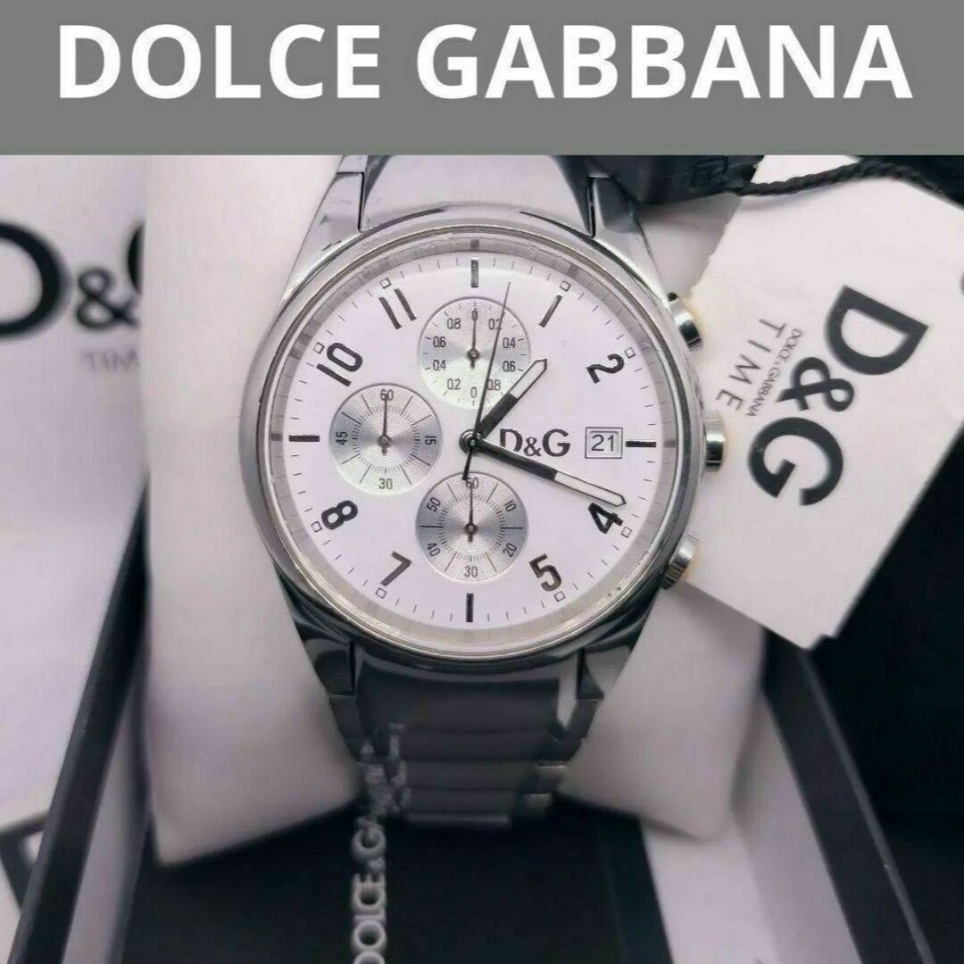 DOLCE&GABBANA(ドルチェアンドガッバーナ)の定価9万円　DOLCE&GABBANA　腕時計　ドルガバ　D&G　動作品 メンズの時計(腕時計(アナログ))の商品写真