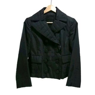 フォクシー(FOXEY)のFOXEY(フォクシー) ジャケット サイズ38 M レディース美品  - 黒 長袖/中綿/秋/冬(その他)