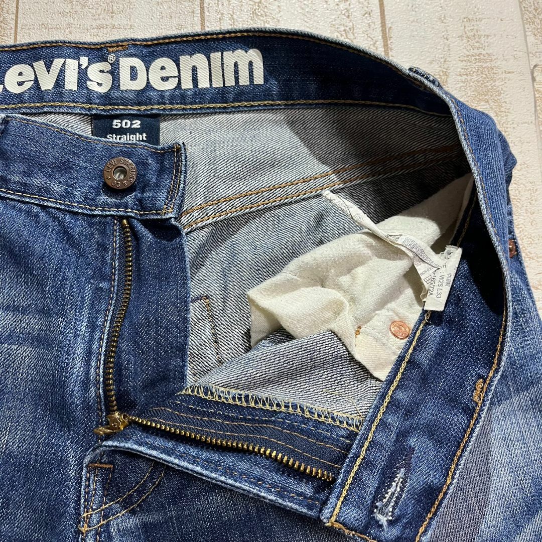 Levi's(リーバイス)の【Levi's】 リーバイス 502 ストレートデニムパンツ 28インチ ブルー メンズのパンツ(デニム/ジーンズ)の商品写真