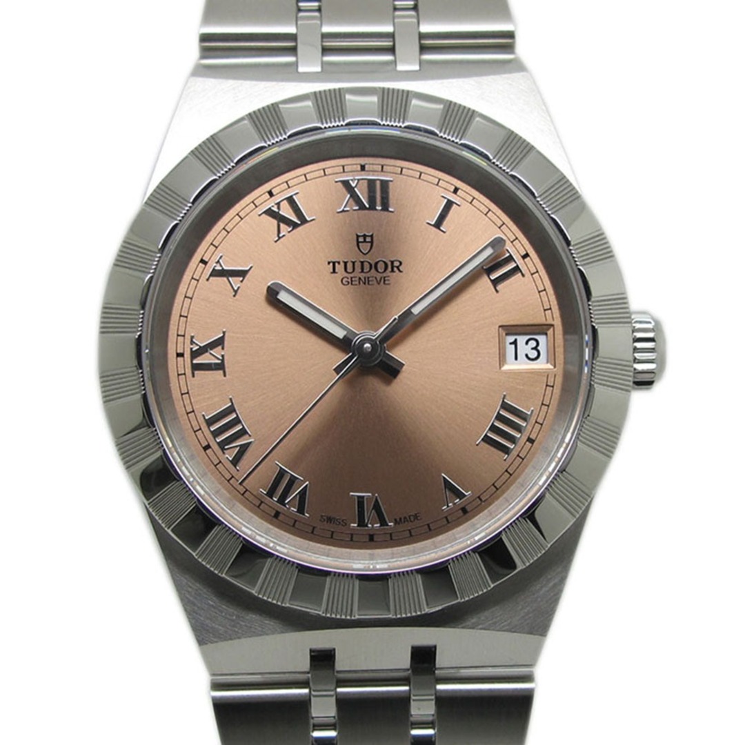 Tudor(チュードル)のTUDOR (チュードル) ロイヤル 28400 M28400-0009 34mm サーモンピンク 自動巻き 未使用品【中古】 レディースのファッション小物(腕時計)の商品写真