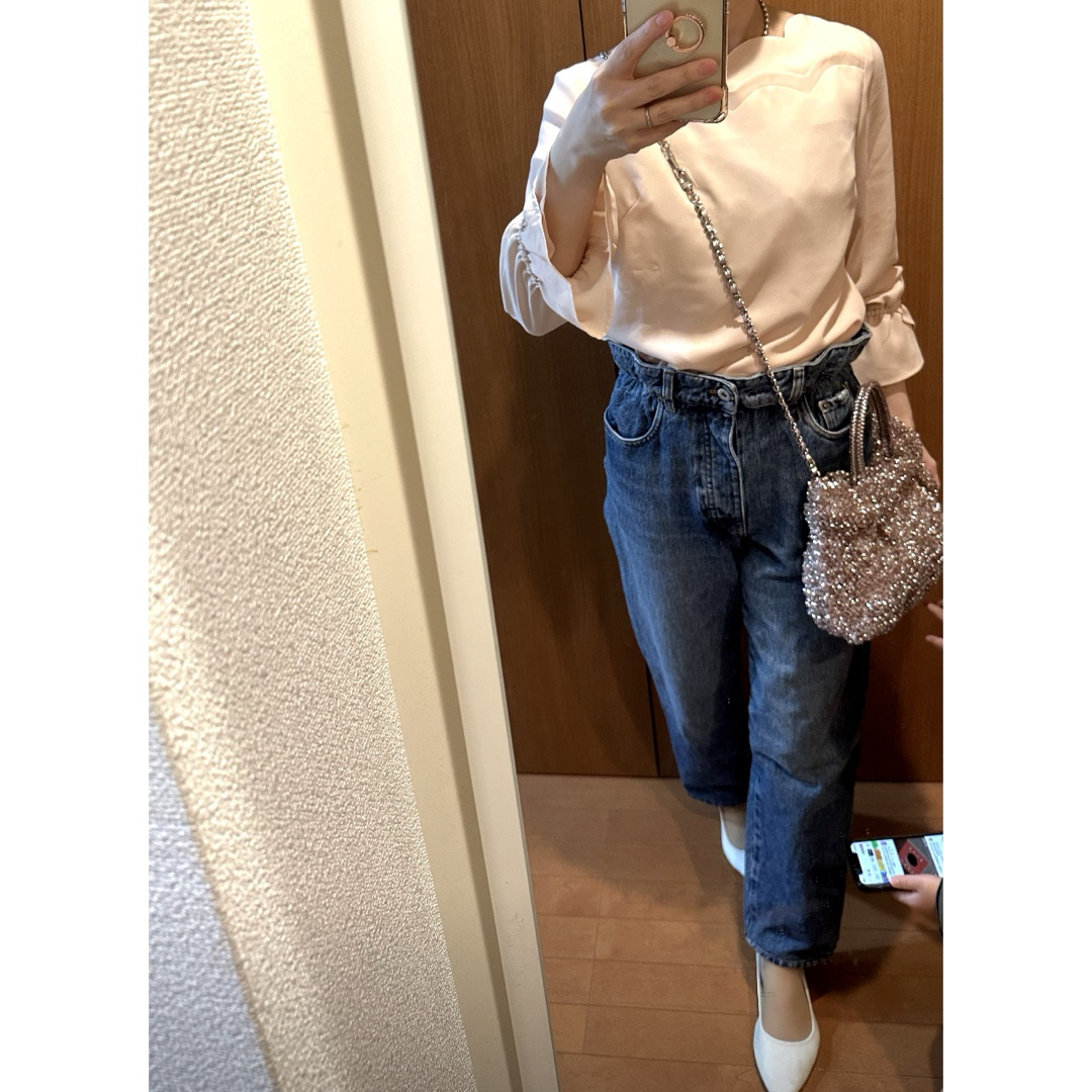 MIU MIU - 極美品‼️ミュウミュウ デニムジーンズ デニムパンツ MIU MIU - 極美品‼️ミュウミュウ デニムジーンズ デニムパンツ
