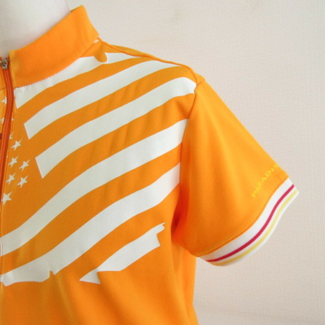 other(アザー)のパラディーゾ PARADISO ゴルフウェア ポロシャツ 半袖 オレンジ L スポーツ/アウトドアのゴルフ(ウエア)の商品写真