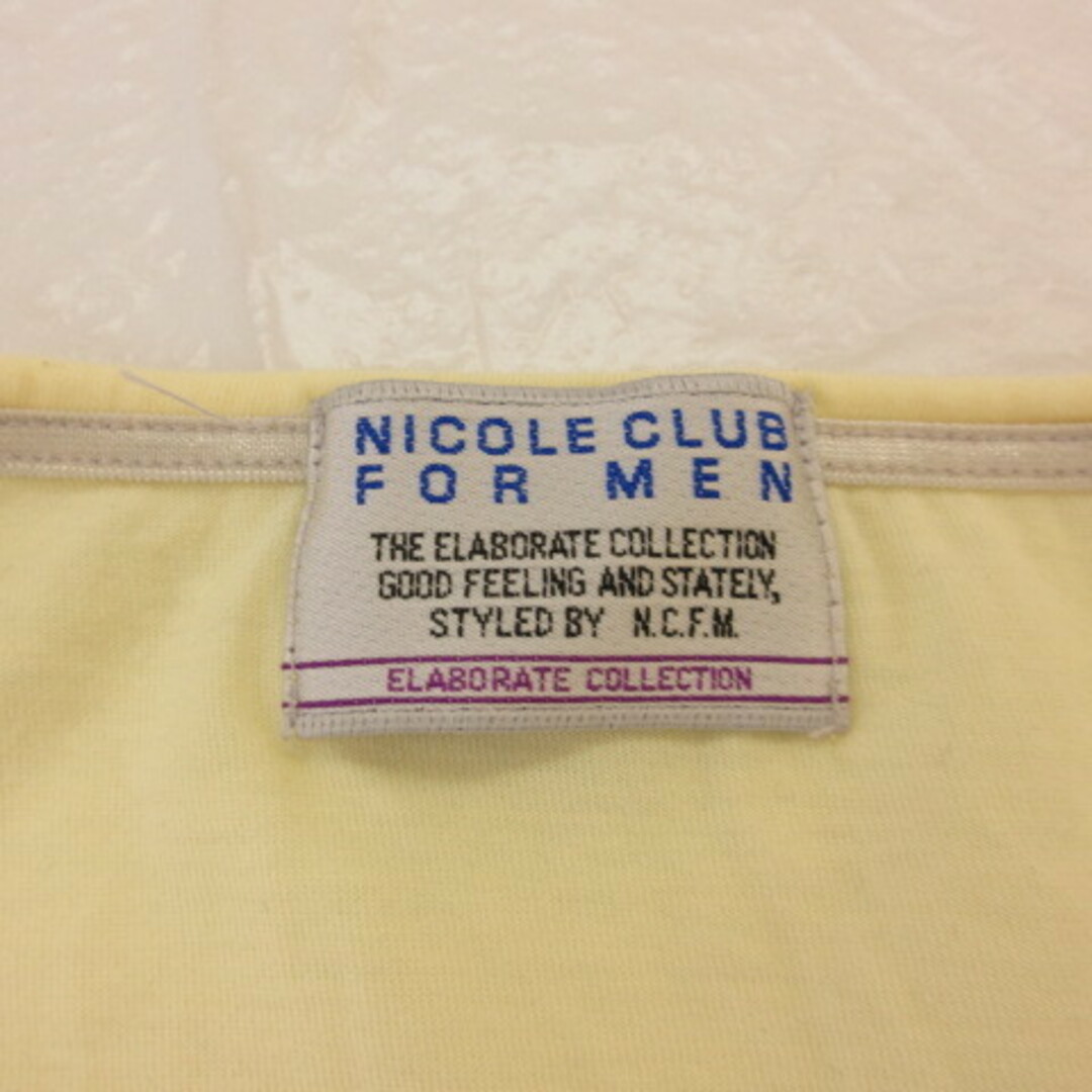 NICOLE CLUB FOR MEN(ニコルクラブフォーメン)のニコルクラブフォーメン NICOLE CLUB FOR MEN Tシャツ 半袖 メンズのトップス(Tシャツ/カットソー(半袖/袖なし))の商品写真
