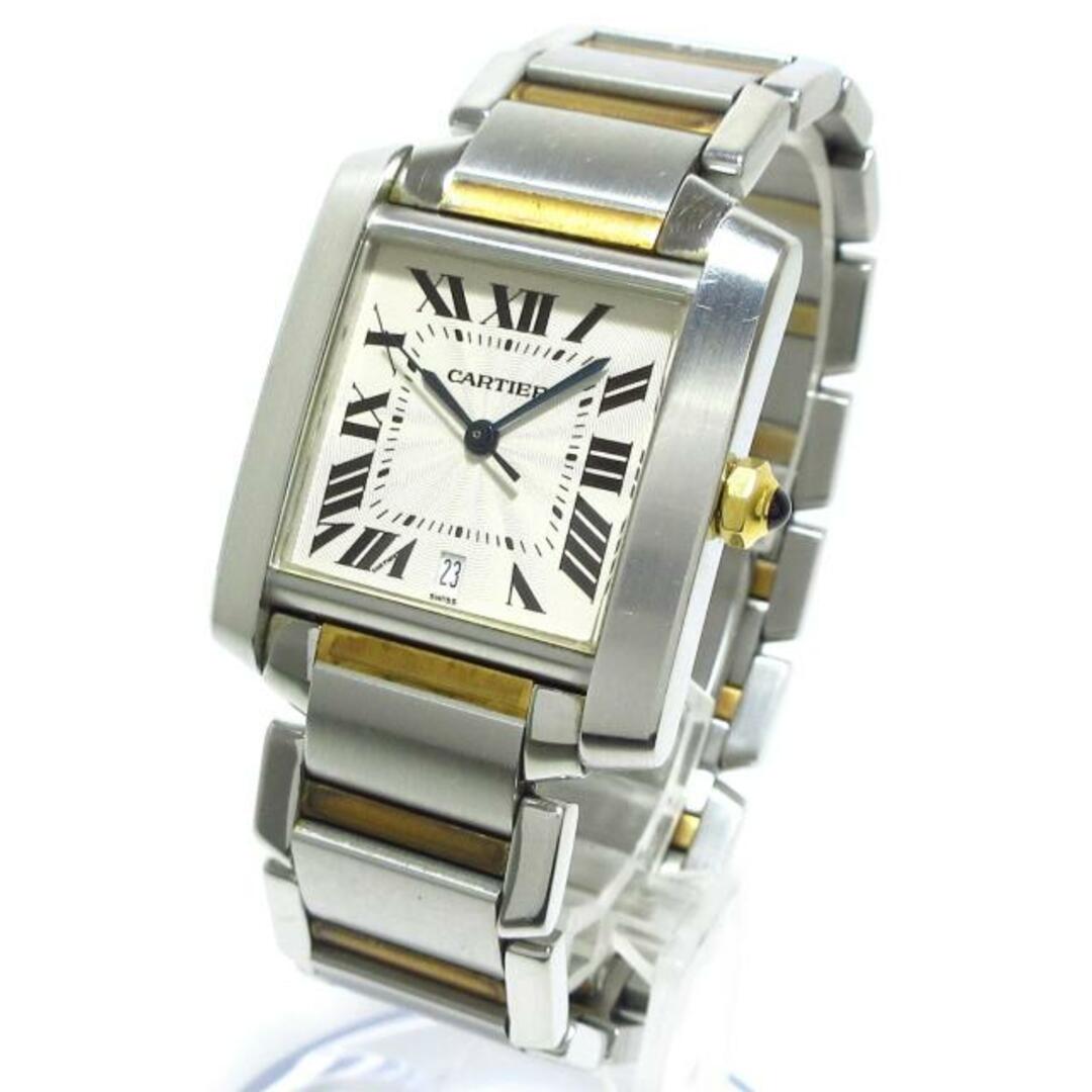 Cartier(カルティエ)のCartier(カルティエ) 腕時計美品  タンクフランセーズLM W51005Q4 メンズ K18YG×SS/要OH アイボリー メンズの時計(その他)の商品写真