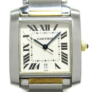 カルティエ(Cartier)のCartier(カルティエ) 腕時計美品  タンクフランセーズLM W51005Q4 メンズ K18YG×SS/要OH アイボリー(その他)