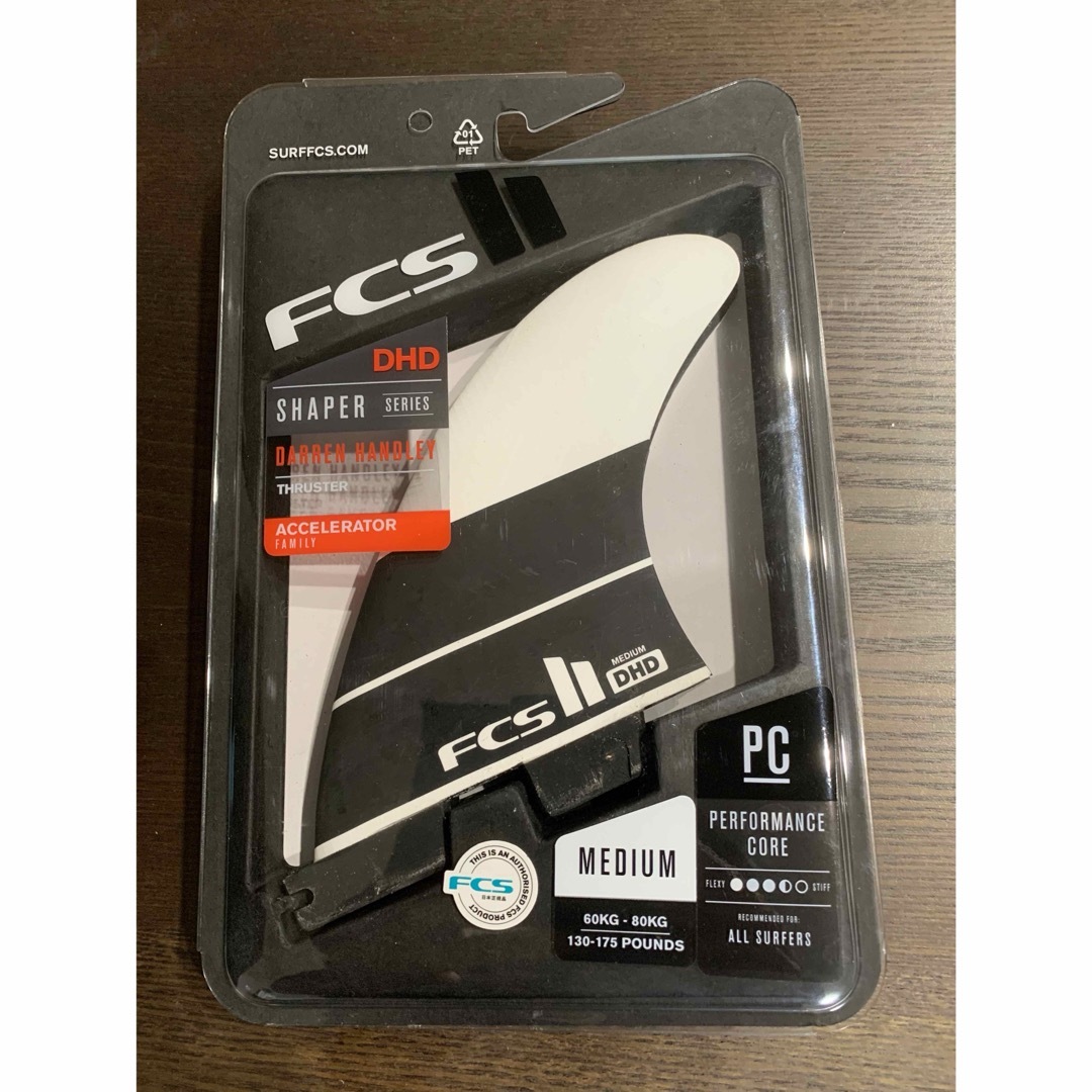 FCS(エフシーエス)のFCS2 DHD PC TRI FINS  M スポーツ/アウトドアのスポーツ/アウトドア その他(サーフィン)の商品写真