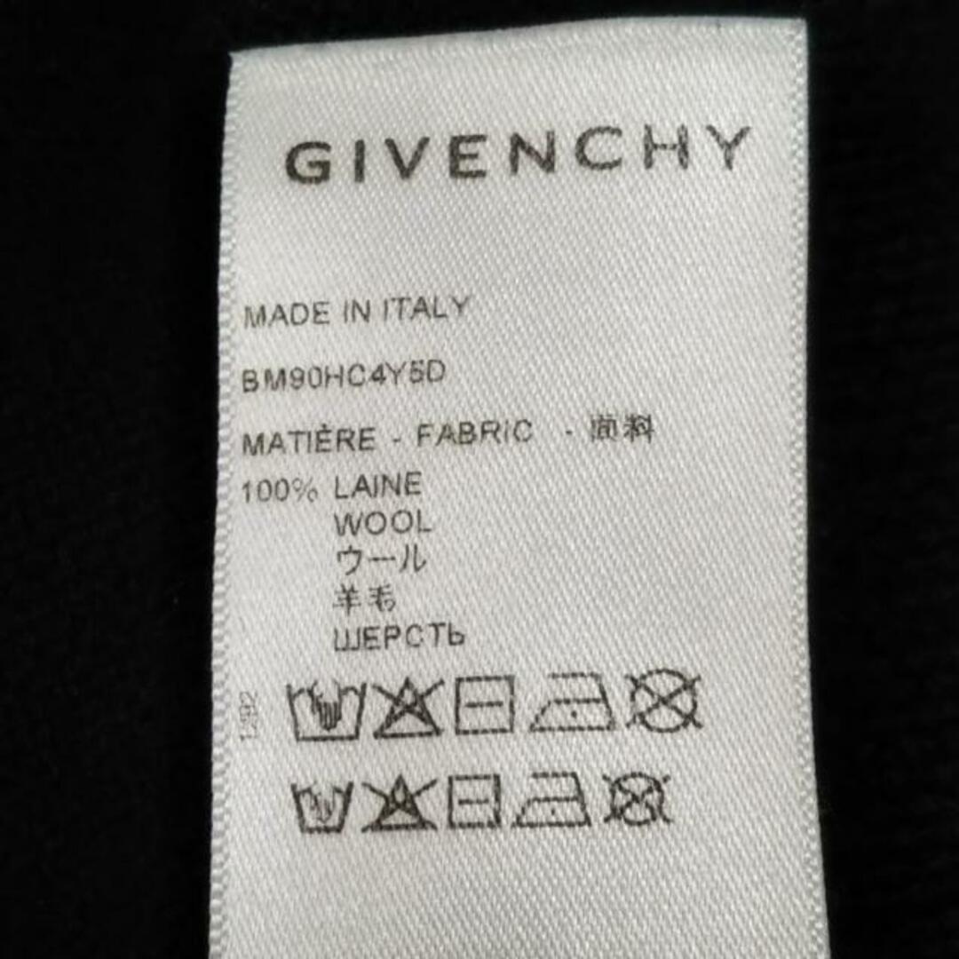 GIVENCHY(ジバンシィ)のGIVENCHY(ジバンシー) 長袖セーター サイズS美品  - BM90HC4Y5D 黒×白 クルーネック レディースのトップス(ニット/セーター)の商品写真