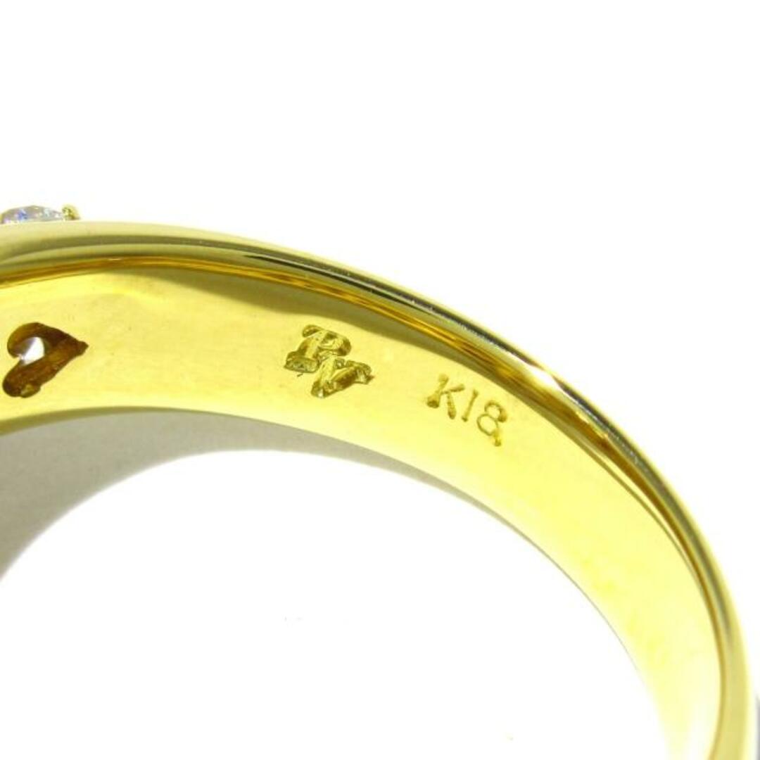 PonteVecchio(ポンテヴェキオ)のPonteVecchio(ポンテヴェキオ) リング美品  - K18YG×ダイヤモンド パヴェダイヤ/ダイヤ2.00カラット/ハート レディースのアクセサリー(リング(指輪))の商品写真