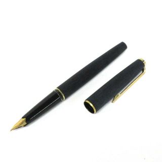 モンブラン(MONTBLANC)のMONTBLANC(モンブラン) 万年筆 - 黒×ゴールド インクなし/ペン先14K ウッド×金属素材(ペン/マーカー)