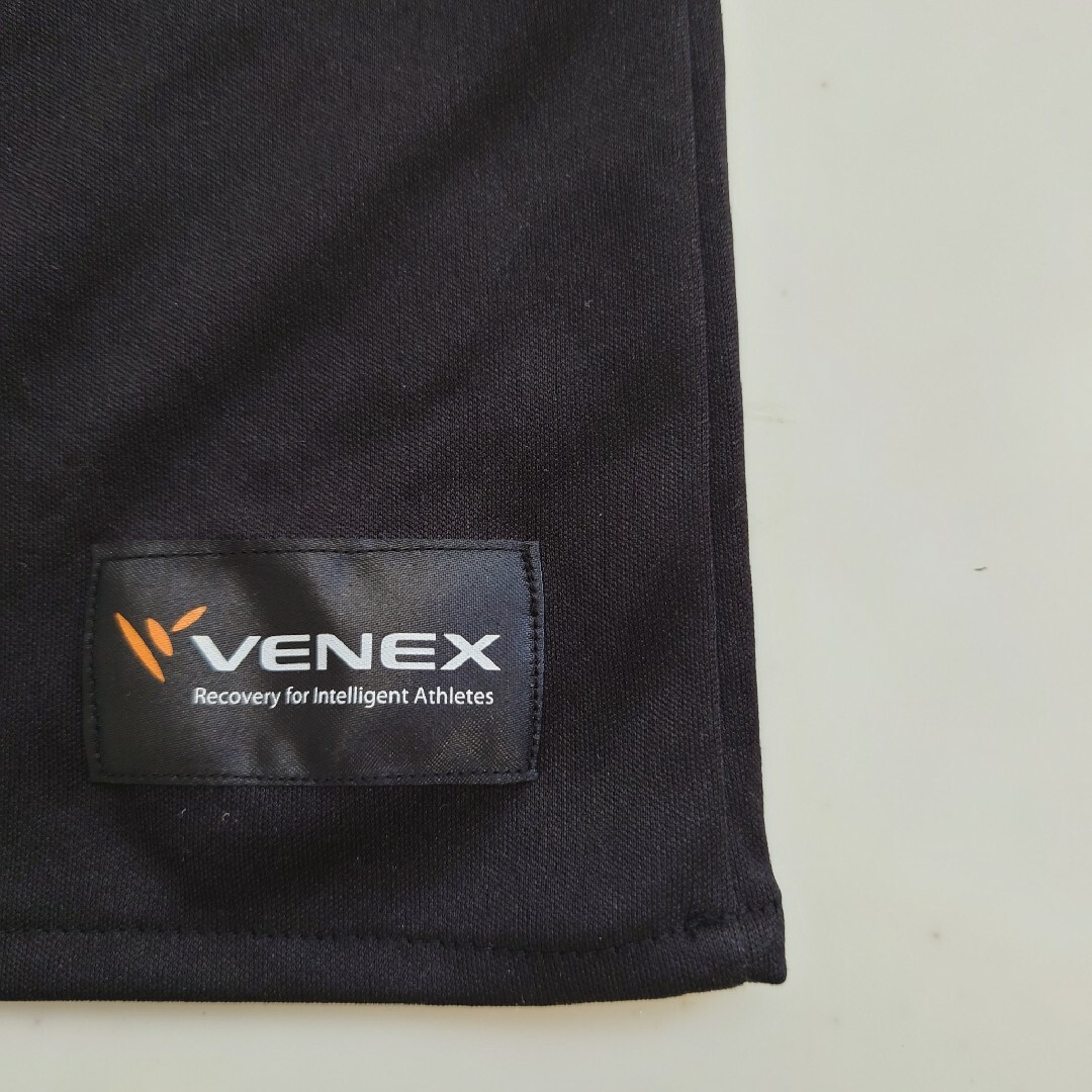 VENEX(ベネクス)の美品 ベネクス ネックウォーマー 男女兼用 ブラック フリーサイズ ノベルティ メンズのファッション小物(ネックウォーマー)の商品写真