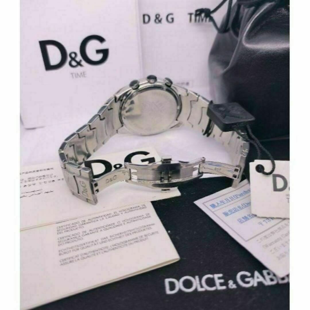 DOLCE&GABBANA(ドルチェアンドガッバーナ)のDOLCE&GABBANA　腕時計 ドルガバ　ステンレス　D&G　動作品 メンズの時計(腕時計(アナログ))の商品写真