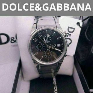 ドルチェアンドガッバーナ(DOLCE&GABBANA)のDOLCE&GABBANA　腕時計 ドルガバ　ステンレス　D&G　動作品(腕時計(アナログ))