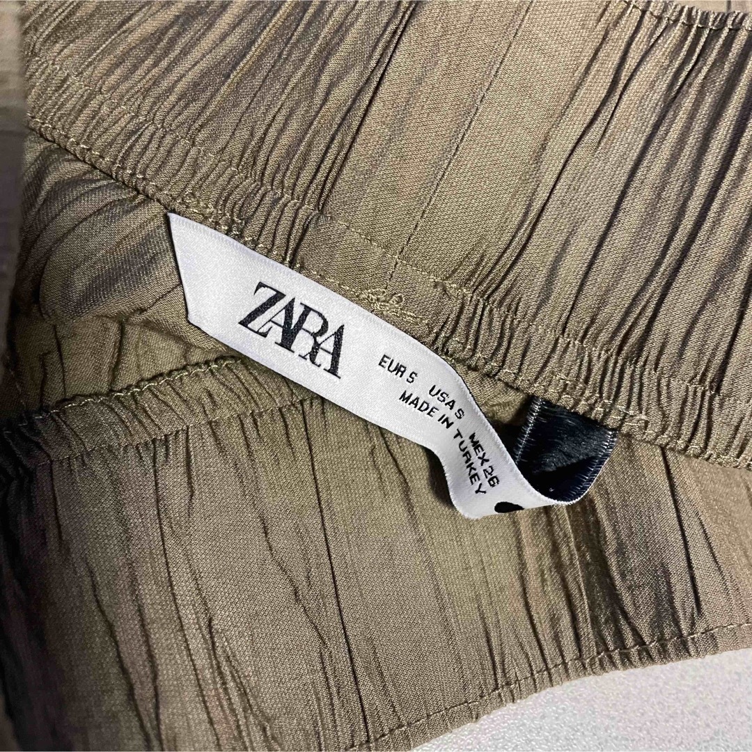 ZARA(ザラ)のZARA リネンパンツ レディースのパンツ(カジュアルパンツ)の商品写真