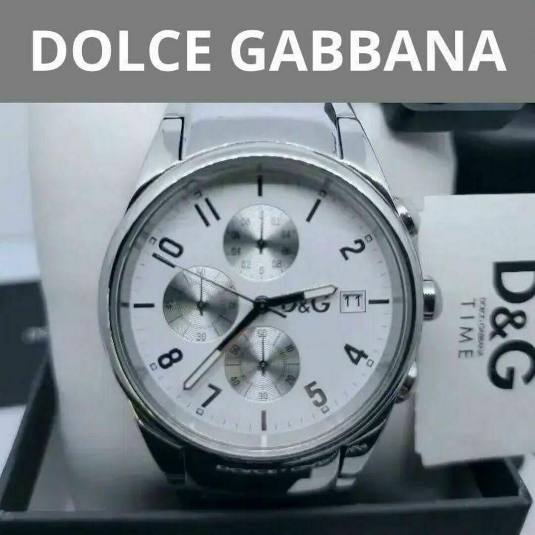 D&G(ディーアンドジー)の動作品　ドルチェ＆ガッバーナ　腕時計　ドルガバ　D&G TIME　定価9万円 メンズの時計(腕時計(アナログ))の商品写真