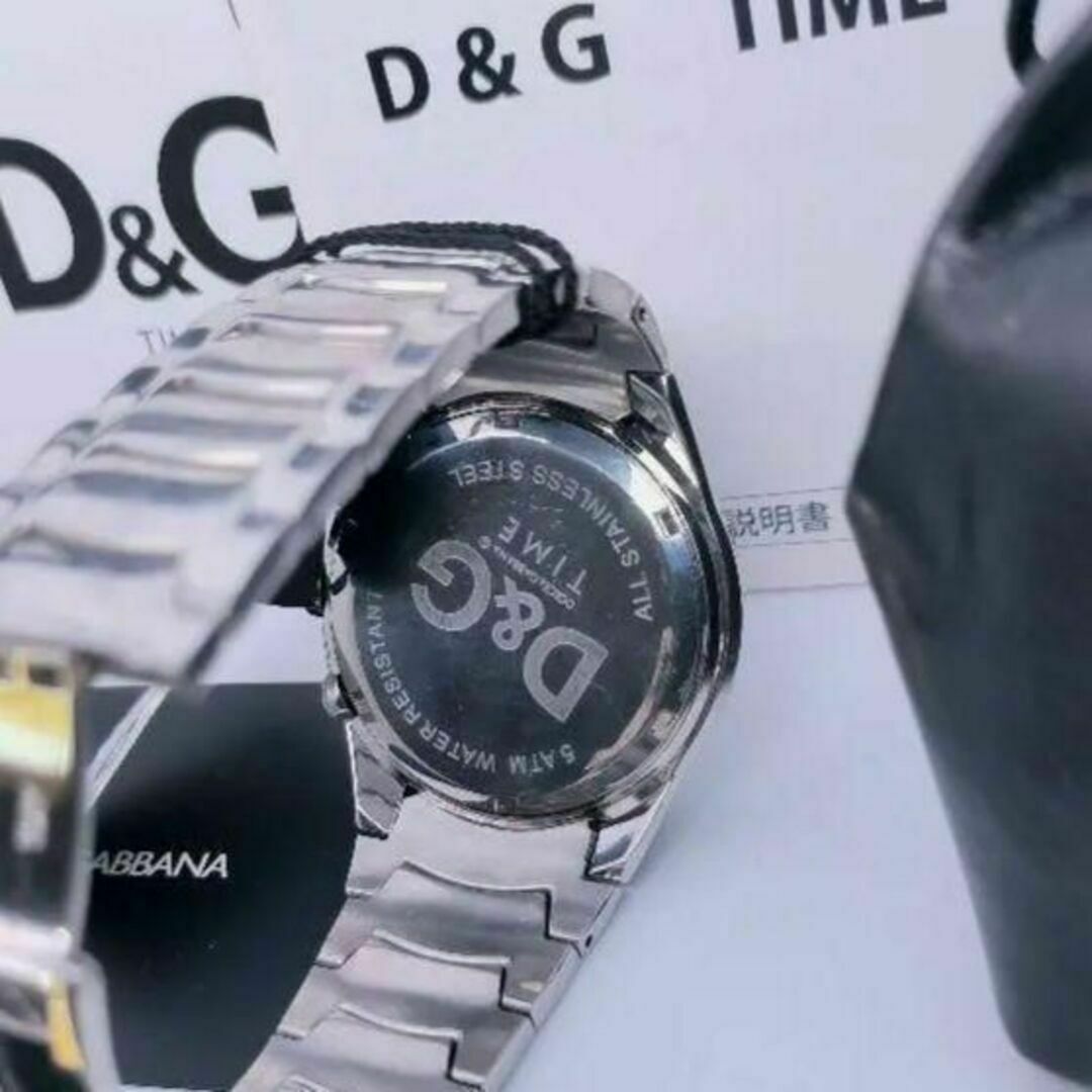 D&G(ディーアンドジー)の動作品　ドルチェ＆ガッバーナ　腕時計　ドルガバ　D&G TIME　定価9万円 メンズの時計(腕時計(アナログ))の商品写真