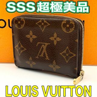 LOUIS VUITTON - ルイヴィトン コインケース モノグラム 茶 ジッピーコインパース 男女兼用