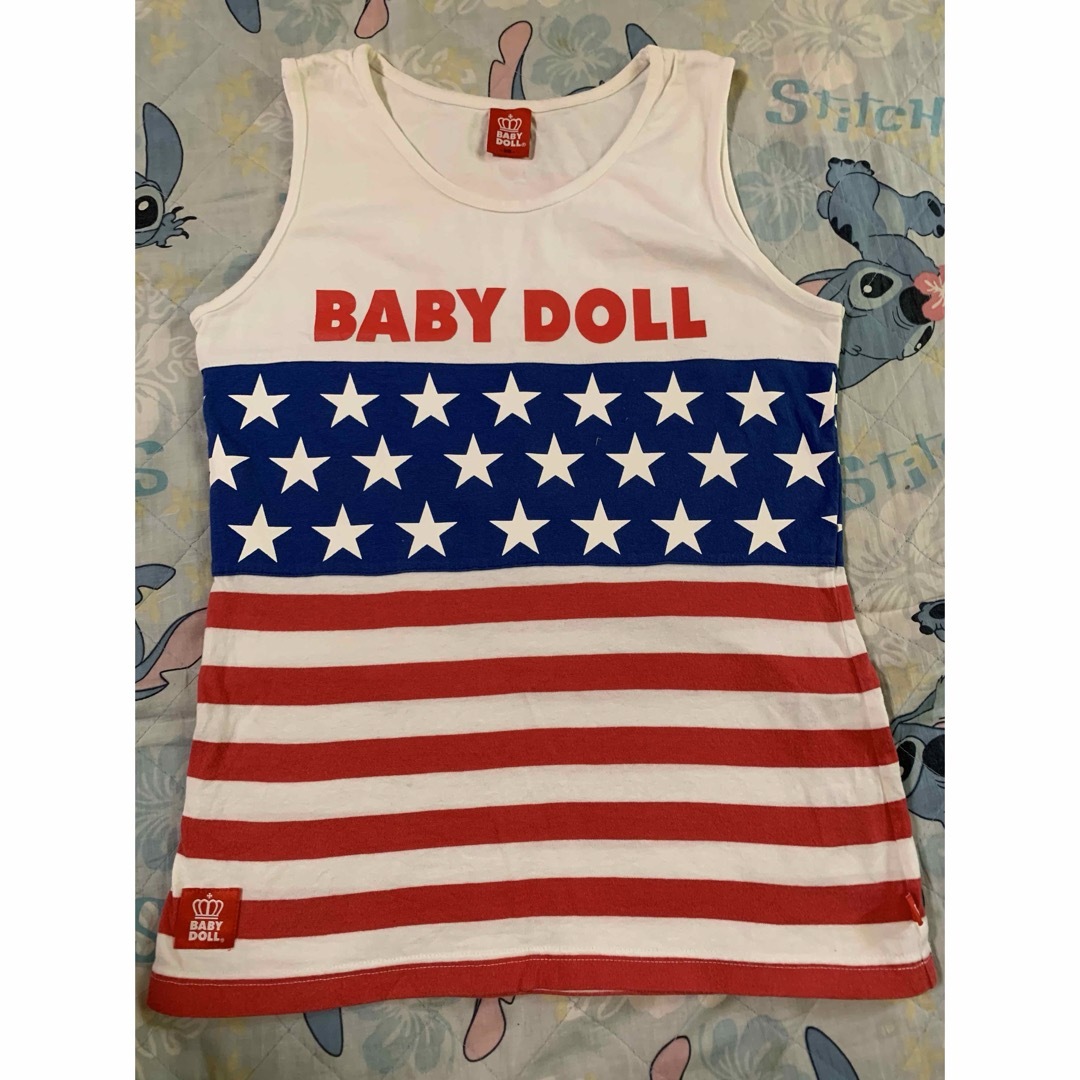 BABYDOLL(ベビードール)のベビードール BABY DOLL タンクトップ XS 150 160 レディースのトップス(タンクトップ)の商品写真