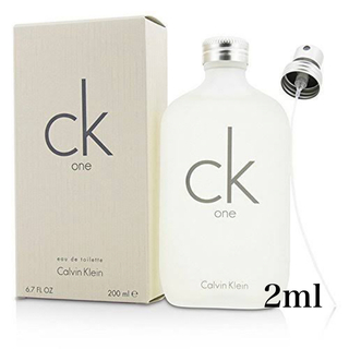 カルバンクライン(Calvin Klein)のck one シーケーワン　香水　2ml(ユニセックス)