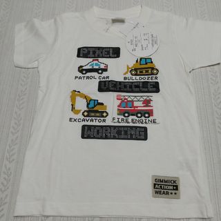 消防車 パトカー 働く車 Ｔシャツ(Tシャツ/カットソー)