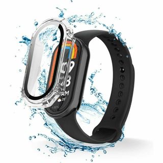 Xiaomi Band 8 用 ケース アップルウォッチ保護カバー ガラスフィル(腕時計(デジタル))